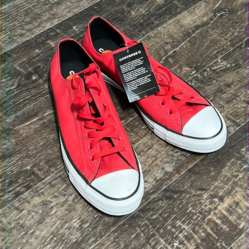 Converse, all star, red, black, white, M size 9.5, W size 11.5